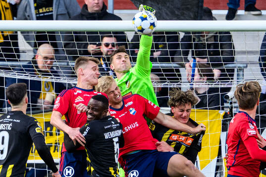 Häckens målvakt Andreas Linde
