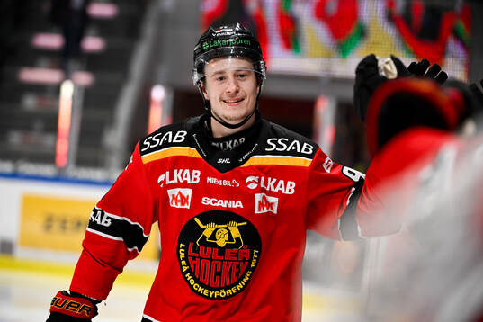 Luleås Pontus Andreasson jublar