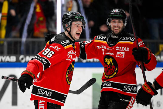 Luleås Pontus Andreasson jublar