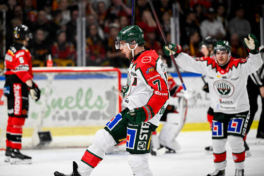 Frölundas Henrik Tömmernes jublar