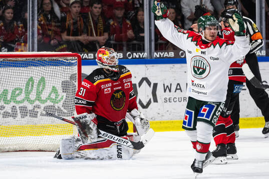 Luleås målvakt Matteus Ward deppar
