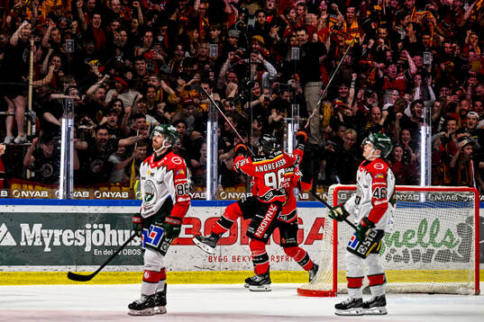 Luleås Pontus Andreasson jublar