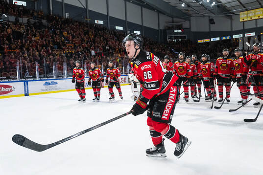 Luleås Pontus Andreasson jublar