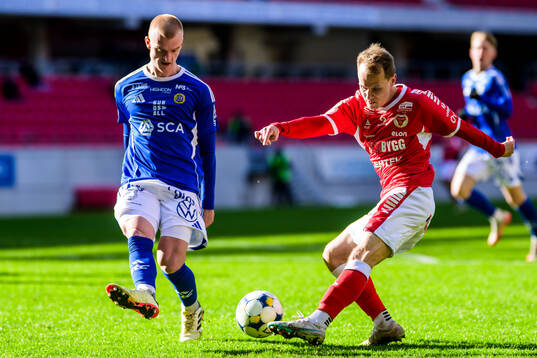 GIF Sundsvalls Lucas Forsberg och Kalmars Saku Ylätupa