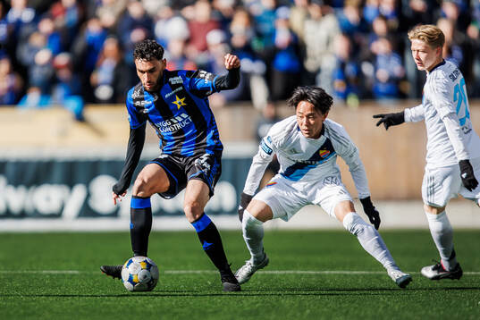 Sirius Joakim Persson och Djurgårdens Keita Kosugi