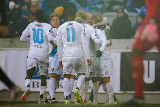 Djurgårdens Adam Ståhl jublar