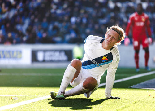 Djurgårdens Tobias Gulliksen har ont