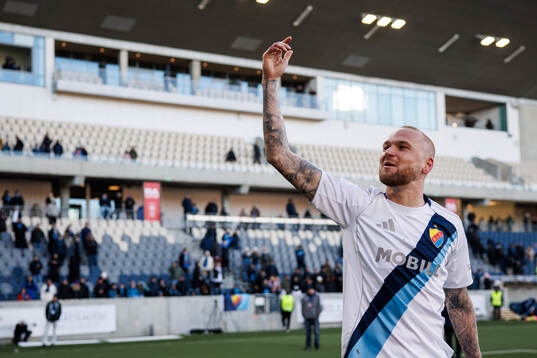 Djurgårdens Adam Ståhl jublar