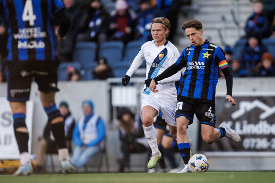 Djurgårdens Tobias Gulliksen och Sirius Adam Vikman
