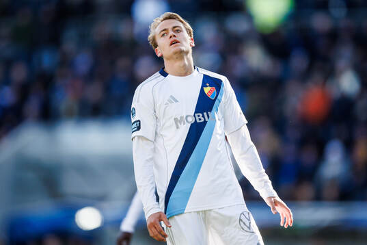 Djurgårdens Oskar Fallenius deppar