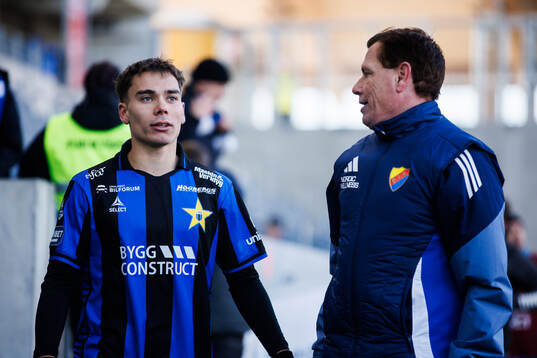 Sirius Leo Walta och Djurgårdens assisterande tränare