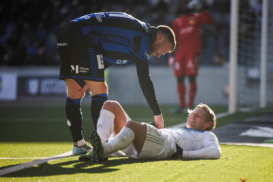 Sirius Dennis Widgren och Djurgårdens Tobias Gulliksen
