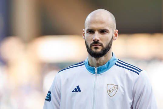 Djurgårdens målvakt Filip Manojlovic