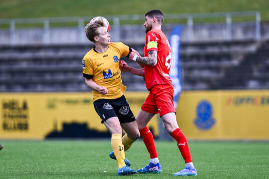 Lund BKs Aleandro Wihlborg Costa jublar