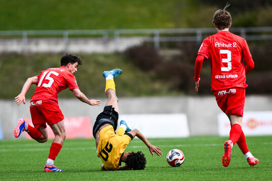 Lund BKs Aleandro Wihlborg Costa jublar