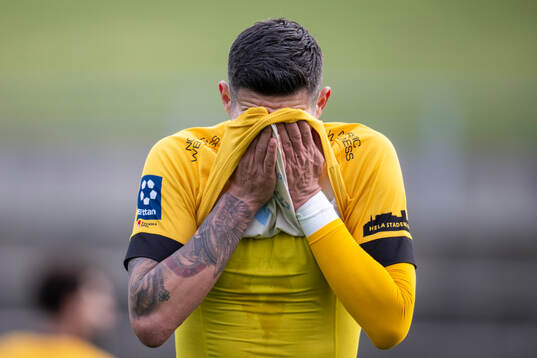 Lund BKs Aleandro Wihlborg Costa jublar
