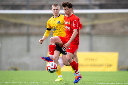 Lund BKs Aleandro Wihlborg Costa jublar