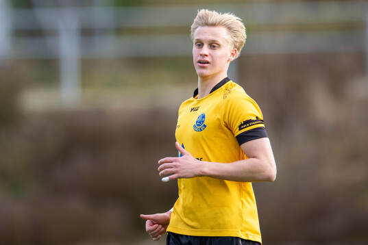Lund BKs Aleandro Wihlborg Costa jublar