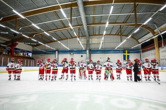 under damjuniorernas SM-Final i ishockey mellan Frölunda