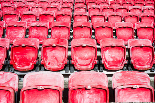 Empty seats at Brann Stadion