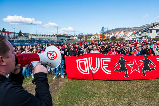 Spectators at Ove Thue-marsjen
