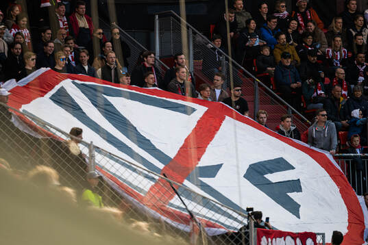 Spectators in the stands