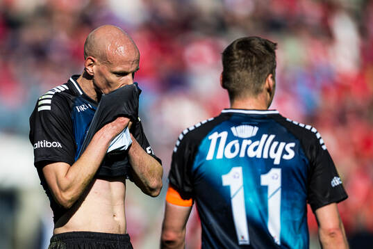 Ruben Kristiansen of Tromsø looks dejected