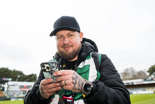 Mjällbys kommunikationsansvarige Jesse James Wahlberg