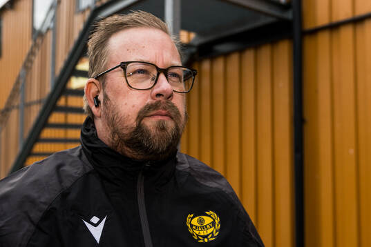 Mjällbys medieansvarige Martin Fredriksson