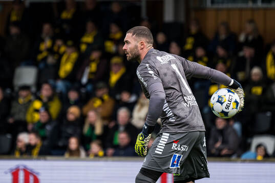 GAISs målvakt Mergim Krasniqi