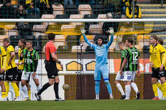 Mjällbys målvakt Noel Törnqvist