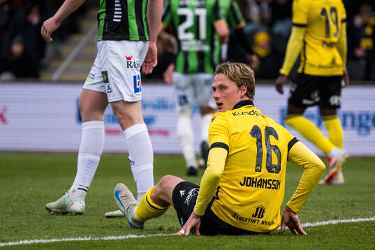 Mjällbys Alexander Johansson deppar