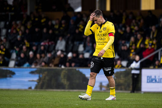 Mjällbys Jesper Gustavsson deppar