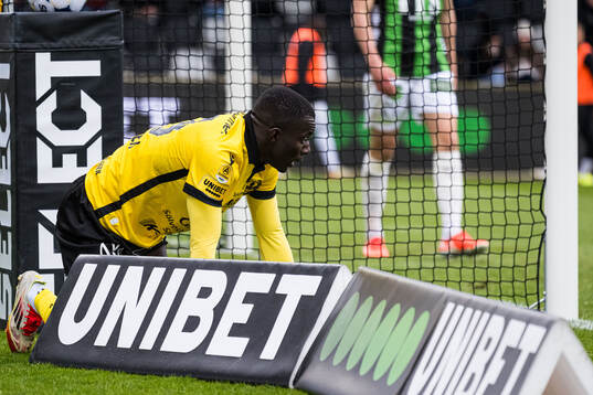 Mjällbys Abdoulie Manneh deppar