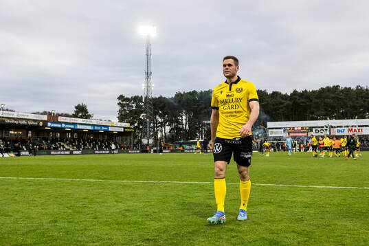 Mjällbys Jacob Bergström deppar