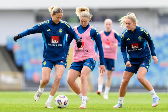 Emma Kullberg, Rebecka Blomqvist and Hanna Lundkvist