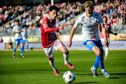 Degerfors Elias Barsoum och Värnamos Johan Rapp