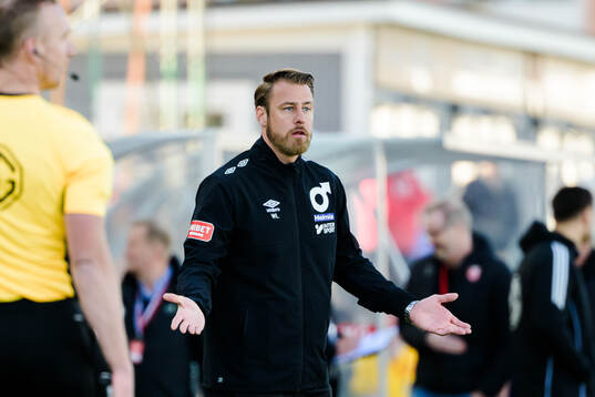Degerfors tränare William Lundin