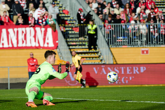 Värnamos målvakt Viktor Andersson