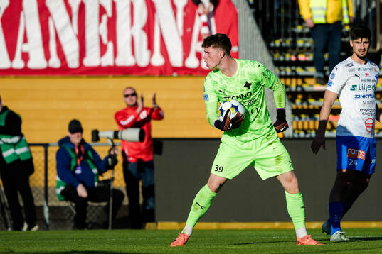 Värnamos målvakt Viktor Andersson