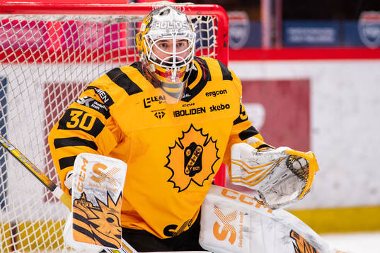 Skellefteås målvakt Gustaf Lindvall