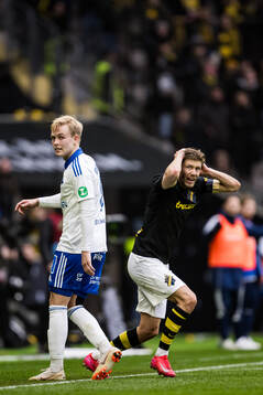 IFK Norrköpings Isak Andri Sigurgeirsson och AIKs Anton