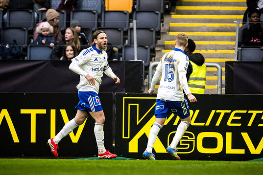 IFK Norrköpings Christoffer Nyman jublar