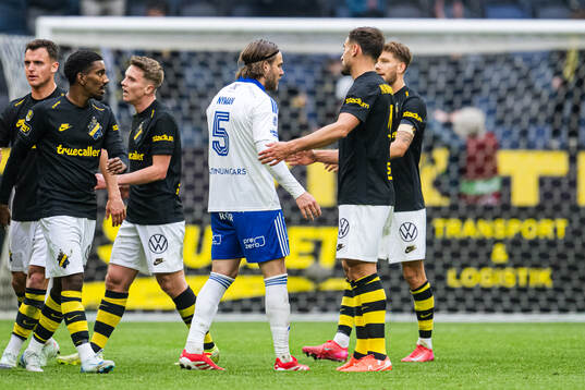 IFK Norrköpings Christoffer Nyman och AIKs Sotirios