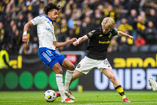 IFK Norrköpings Jesper Ceesay och AIKs Andreas Redkin
