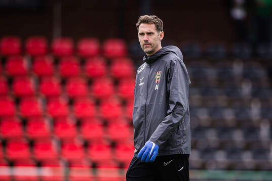 Brommapojkarnas målvaktstränare Andreas Isaksson