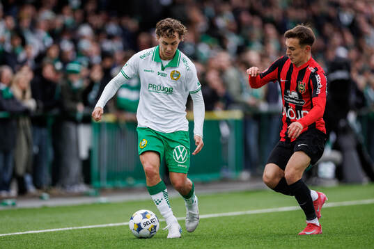 Hammarbys Hampus Skoglund och Brommapojkarnas Anton