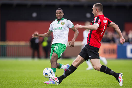 Hammarbys Paulos Abraham och Brommapojkarnas Even Hovland
