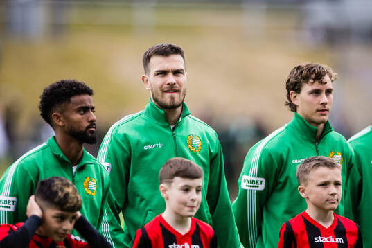 Hammarbys Tesfaldet Tekie, Pavle Vagic och Hampus Skoglund