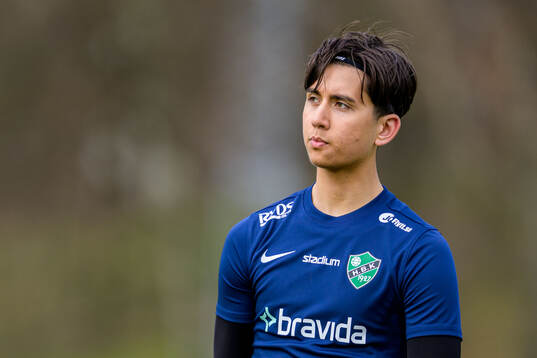 Högaborgs målvakt Benjamin Olsson deppar